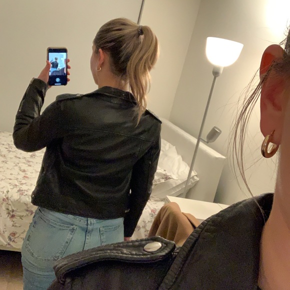 ALL SAINTS | “Bourne” Black Leather Jacket 🖤 - Picture 6 of 7